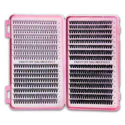 DIY False Eyelash Clusters Natural D-Curve Segmented Lashes