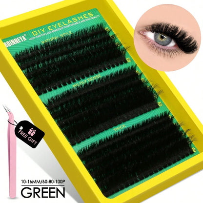 Single Cluster False Eyelashes 300 Clusters DIY Thick Lashes Set